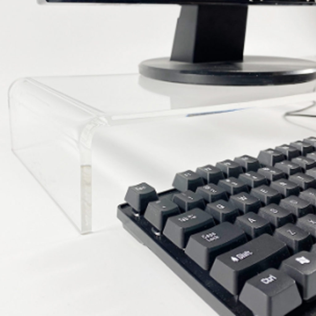Custom Clear Acrylic Monitor Stand PC Computer Screen Riser ...